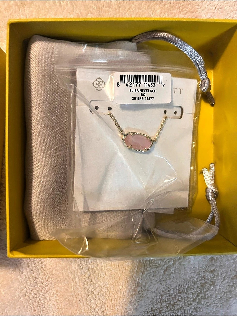 Kendra Scott Pink Pendant Necklace NWT